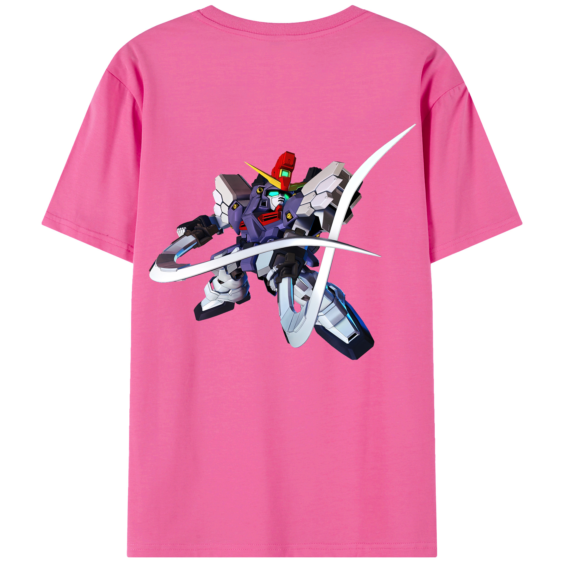 （画像用） 機動戦士ガンダム Mobile Suit Gundam レディース半袖Tシャツ(バックプリント)